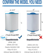 PAS50SV Hot Tub Filter Replaces Artesian Spa Filter, Magnum AR50, PAS50SV-F2M - Image 3