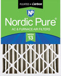 Nordic Pure 18x24x4 Pleated Air Filters MERV 13 Plus Carbon 1 Pack by NordicPure