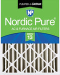 Nordic Pure 16x24x4 Pleated Air Filters MERV 13 Plus Carbon 1 Pack by NordicPure