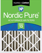 Nordic Pure 16x24x4 Pleated Air Filters MERV 13 Plus Carbon 1 Pack by NordicPure