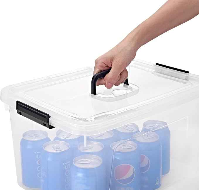 19 Quart Plastic Storage Bins