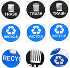 8pcs Garbage Sorting Stickers Waste Recycling Labels - Image 8