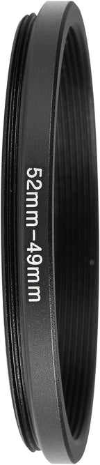 52-49mm Metal Step-Up/Down Ring Adapter Compatible - Image 2