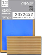 24x24x2 Air Filter Comparable to MPR 100 Basic Economy Furnace Filters by AIRXFILTERSWICKEDCLEANAIR