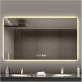 Bathroom Mirror with LED Lights，LED Bathroom Mirror，Smart Lighted Bathroom by ZXCASDF