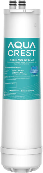 AQUACREST RC 3 EZ-Change Premium Under Sink Water Filter, Replacement by AQUACREST
