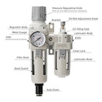 Air Pressure Regulator with Pressure Gauge, Water Separator - Image 2