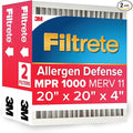 Filtrete 20x20x4 AC Furnace Air Filter, MPR 1000, MERV 11, Fits Honeywell by Filtrete