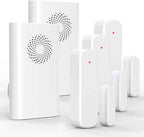 Wireless Door Sensor Chime, Door Open Alarm When Entry Business/Office/Store