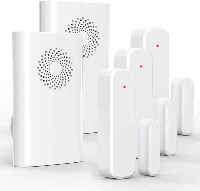 Wireless Door Sensor Chime, Door Open Alarm When Entry Business/Office/Store