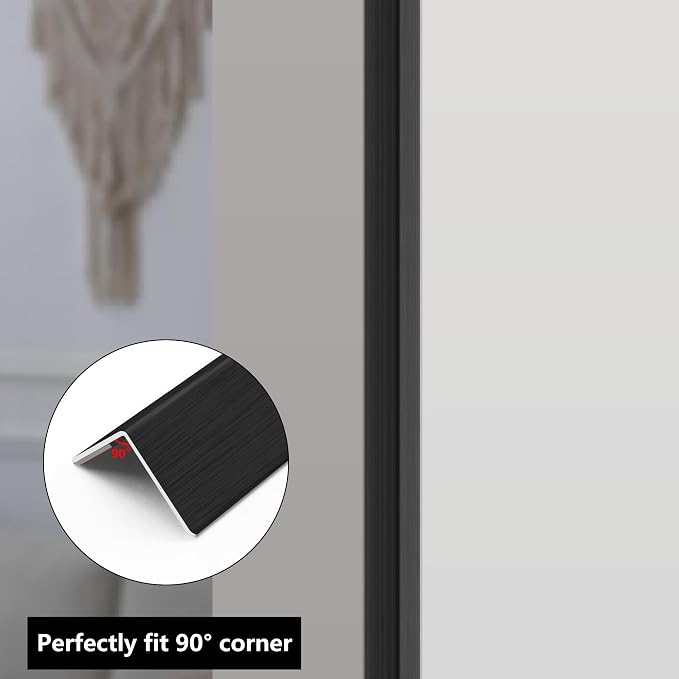 5pcs 48"L*1.42"W Aluminum Self-Adhesive Wall Corner Protectors, Wall Furniture - Image 6
