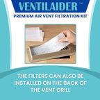 Complete Air Vent Register Filter Set Cut To Fit Any Size 16" x 60" & 50" - Image 3