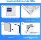 Filter King 20.5x12x1 Air Filter | 4-PACK | MERV 8 HVAC Pleated A/C Furnace - Image 4