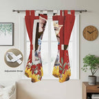Pig Sunflowers Bedroom Curtains 72 Inch Length, Window Curtains Tab Top - Image 5