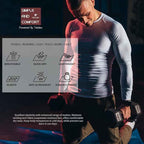 5 or 4 Pack Compression Shirts for Men Long Sleeve Athletic Base Layer