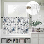 Farmhouse Kitchen Curtains Set 3 Piece - Image 5