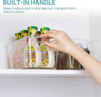 Vtopmart Clear Plastic Storage Bins, Countertops, Freezer Organization and