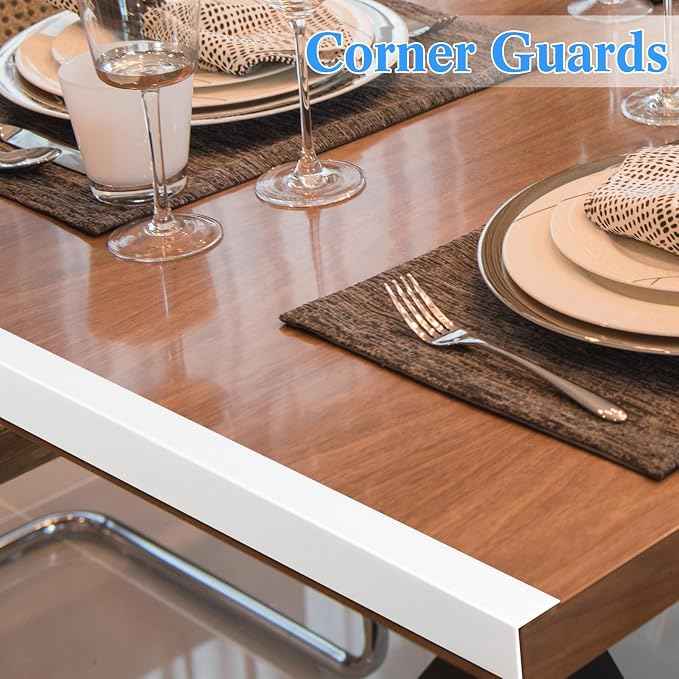 Sasylvia 10 Pcs 1-1/8 x 48 Inches Wall Corner Protector Guards