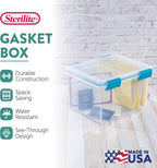 Sterilite 12-Pack Gasket Box, Weather-Resistant Storage Bins - Image 3