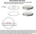 2 Pcs Filter with 3 Pcs Silicone Gasket Seals - Image 3