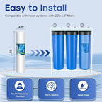 ICEPURE 5 Micron 20" x 4.5" Whole House Sediment Water Filter Cartridge - Image 7