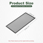 YOKIVE 6 Pcs Magnetic Floor Vent Covers, Floor Register Cover PVC Mesh Air Vent - Image 2