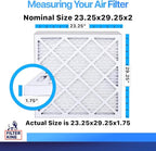 Filter King 23.25x29.25x2 Air Filter | 6-PACK | MERV 8 HVAC Pleated A/C Furnace - Image 2