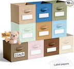 10 Pcs Fabric Storage Cubes
