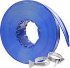 Poolvio Backwash Hose 1-1/2" x 50 ft, Leak-Free by POOLVIO