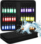Portable Zippered Key Case, Organizer Waterproof Key Binder