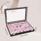 Stratalife Earring Organizer Velvet Jewelry Organizer Box Jewelry Display