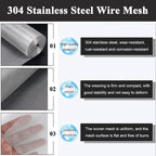 Stainless Steel Woven Wire Mesh, 304 Insect Screen, 30 Mesh Window Grid - Image 4