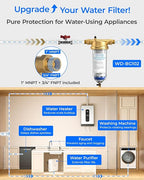 Waterdrop Mega Spin Down Sediment Filter, Upgraded Reusable Backwash Whole - Image 7