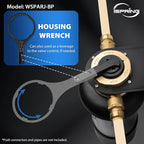 iSpring WSP50ARJ-BP Whole House Prefilter, Spin-Down Sediment Water Filter - Image 5