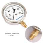 MEASUREMAN 4" Dial Size, Glycerin Filled Plumbing Pressure Gauge, Stainless - Image 5