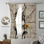 Funny Farm Animals Living Room Curtains 84 Inch Length, Window Curtains Tab Top - Image 5