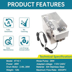 Automatic Rotary Drum Filter for Koi Tilapia Pond, Fish Farm, Hydroponics - Image 2