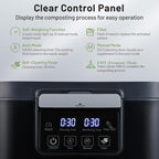 COSTWAY 4L Electric Composter for Kitchen, Smart Waste Dispenser Countertop - Image 8