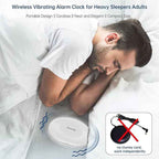 DreamSky Vibrating Alarm Clock for Heavy Sleepers
