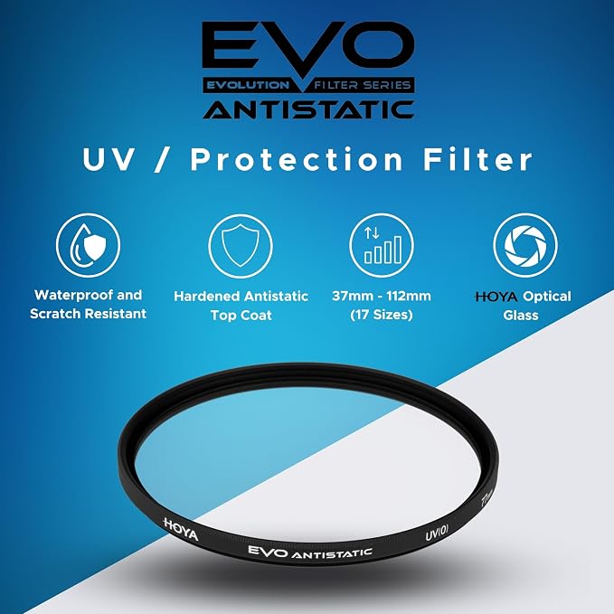 Hoya EVO Antistatic 40.5mm Filter — Camera Lens UV Filter w/ 16-Layer SMC - Image 2