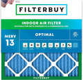 Filterbuy 23.5x23.5x1 Air Filter MERV 13 Optimal Smoke & Allergy Defense by Filterbuy