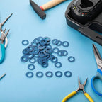 Mudder 50 Pieces Aluminum Engine Transmission Fluid Oil Crush Washers Drain - Image 4