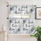 Farmhouse Kitchen Curtains Set 3 Piece - Image 9