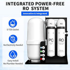 WINGSOL Integrated Reverse Osmosis Water Filter, NSF/ANSI 42/53/58, Dual Outlet - Image 2