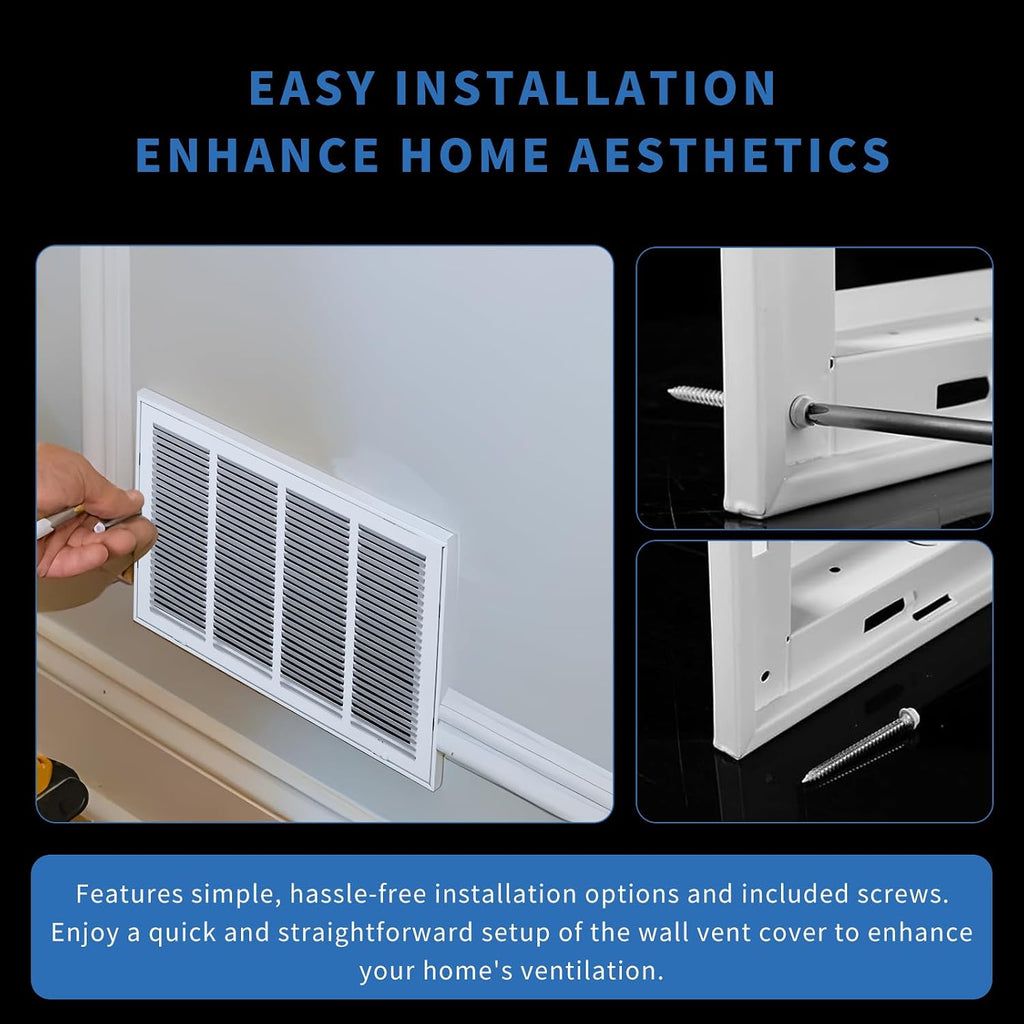 12x12 Return Air Grille [Duct Opening Size],Return Air Vent Cover for