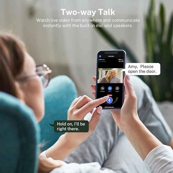 Smart 1080p Video Doorbell Camera