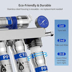 EIREE H502B Under‑Sink Ultrafiltration Water Filter – 0.01 µm Membrane - Image 5