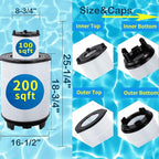 Savener® S7M120 System 3 Inner and Outer Pool Filter, Compatible - Image 2