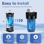ICEPURE 10"X4.5", 1 Microns Whole House Sediment Activated Carbon Water Filter - Image 6