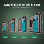SUNLU 3D Printer Resin 4kg, Fast Curing Standard 3D Resin - Image 7